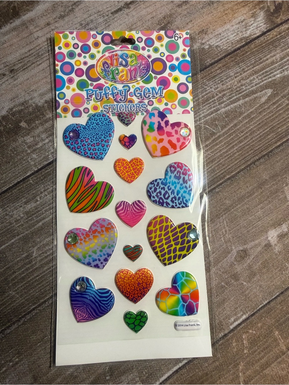 Lisa Frank sticker sheet